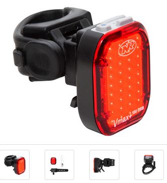 NiteRider Vmax+ 150 Taillight - 150 Lumens, Seatpost or Clothing Clip Mount, Black